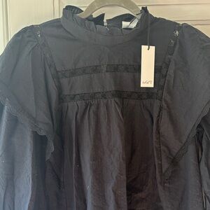 Walmarts Chic Black Long Sleeve Dress by The Get Sz L NWT